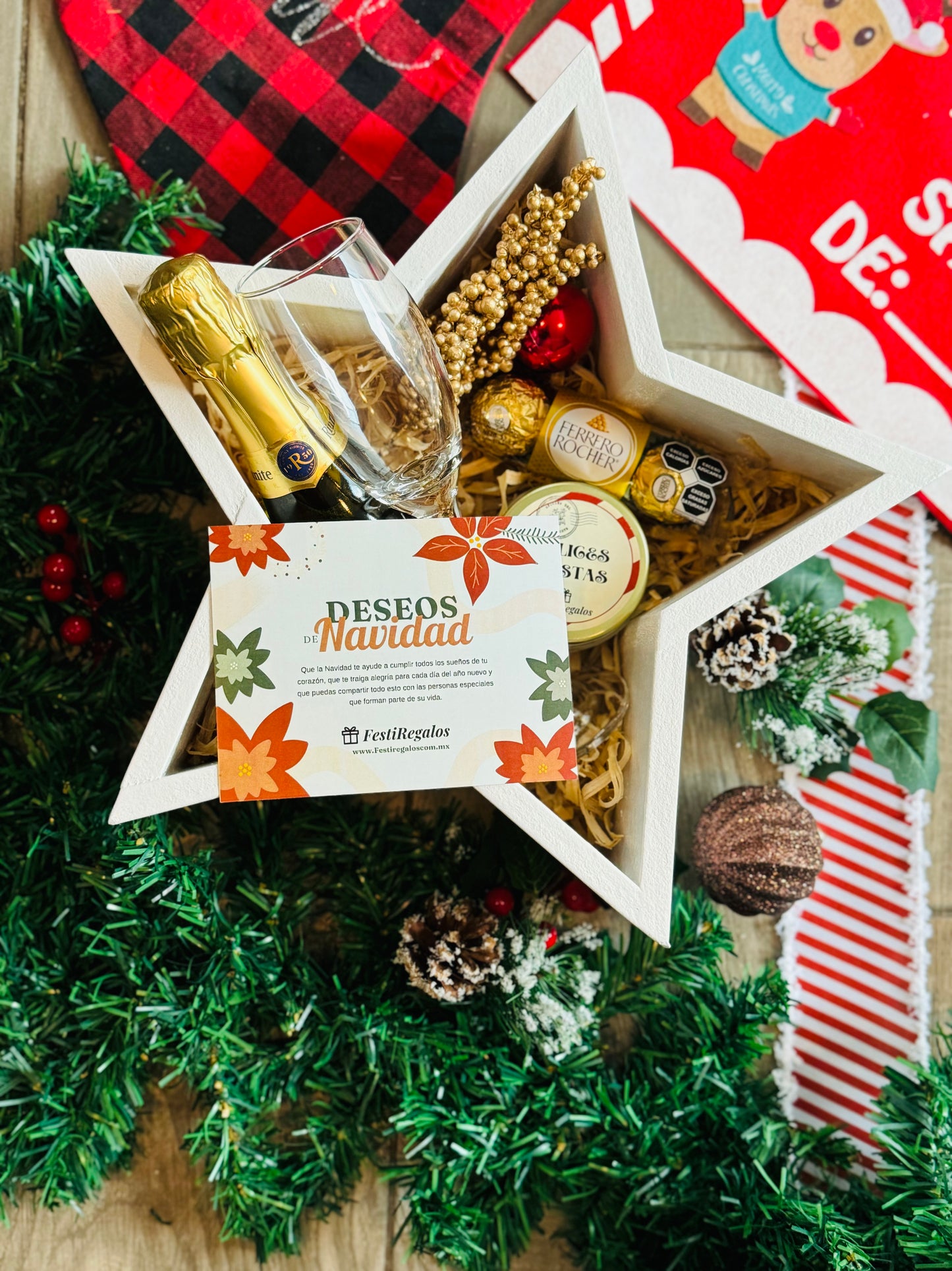 Gift Box Estrella Navideña