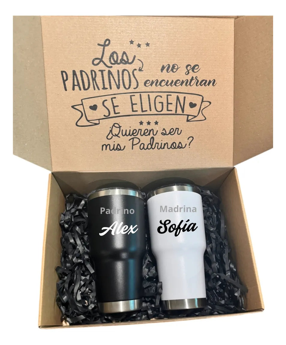 Kit Dúo Vasos Acero