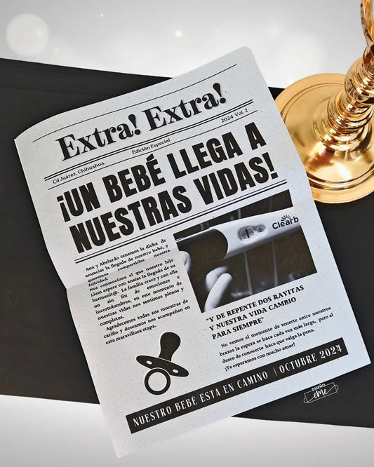 Periódico anuncio Bebé
