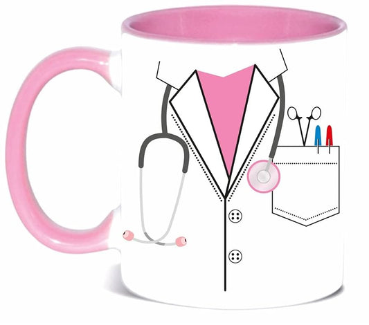Taza Con Asa e Interior de Color